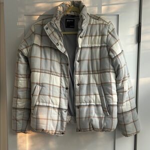 Marmont Checkered Gray and Tan Jacket